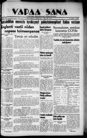 Vapaa Sana, October 09, 1935