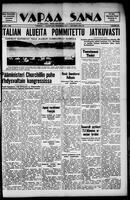 Vapaa Sana, May 22, 1943