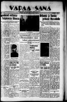 Vapaa Sana, September 18, 1937