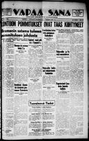 Vapaa Sana, October 08, 1940