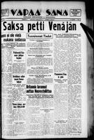 Vapaa Sana, June 24, 1941