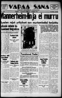 Vapaa Sana, February 03, 1940