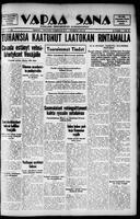 Vapaa Sana, January 25, 1940