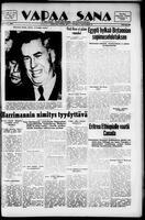 Vapaa Sana, September 26, 1946