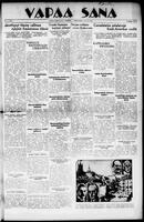 Vapaa Sana, January 27, 1932