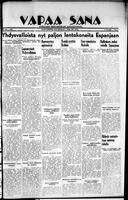 Vapaa Sana, December 30, 1936