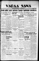 Vapaa Sana, November 25, 1936