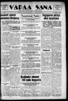 Vapaa Sana, February 03, 1942
