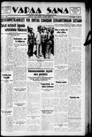 Vapaa Sana, June 18, 1938