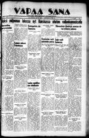 Vapaa Sana, June 13, 1936