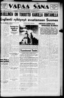 Vapaa Sana, December 09, 1939