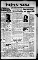Vapaa Sana, October 02, 1937