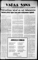 Vapaa Sana, December 19, 1936