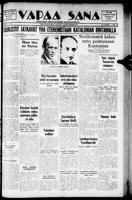 Vapaa Sana, July 30, 1938