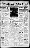 Vapaa Sana, November 12, 1938