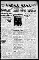 Vapaa Sana, January 30, 1941