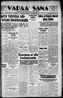 Vapaa Sana, September 20, 1939