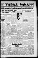 Vapaa Sana, August 30, 1947