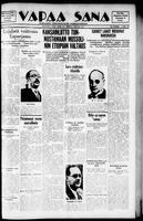 Vapaa Sana, April 13, 1938