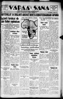 Vapaa Sana, November 05, 1938