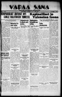 Vapaa Sana, February 24, 1937