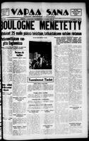 Vapaa Sana, May 25, 1940