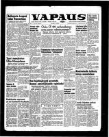 Vapaus, January 25, 1958
