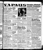 Vapaus, April 7, 1953