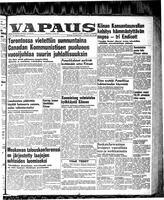 Vapaus, February 28, 1952