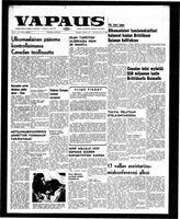 Vapaus, March 15, 1962
