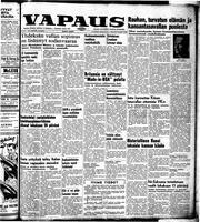 Vapaus, October 9, 1954