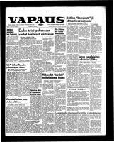 Vapaus, May 6, 1958