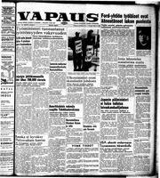 Vapaus, September 21, 1954