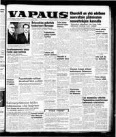 Vapaus, October 22, 1953