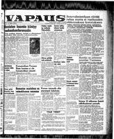 Vapaus, March 29, 1952