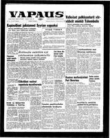 Vapaus, September 30, 1961