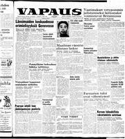 Vapaus, May 6, 1954