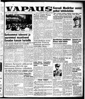 Vapaus, April 12, 1951