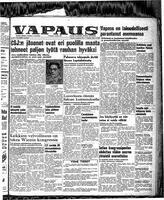 Vapaus, September 16, 1952