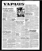 Vapaus, October 9, 1962