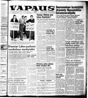 Vapaus, July 20, 1954