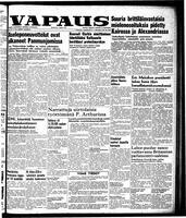 Vapaus, October 25, 1951