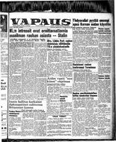 Vapaus, October 18, 1952