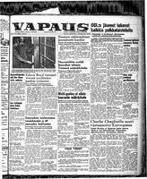 Vapaus, September 25, 1952