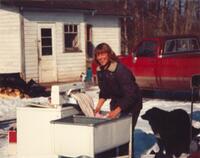 Washing Clothes Outside
