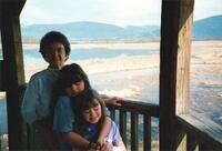 MaryAnn Walker and her two granddaughters