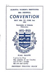 28th Biennial Convention Program - 1955