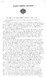 AWI President's Newsletters 1909 to 1985