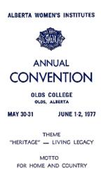 Annual Convention Program - 1977