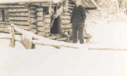 Ernst Feuereisen at Cabin